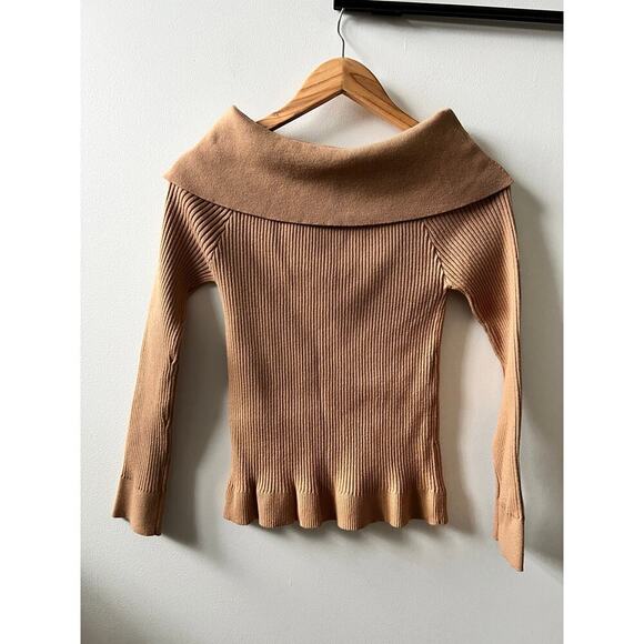 English Factory off the shoulder sweater women's size medium - Picture 4 of 7